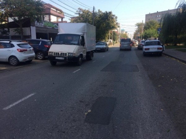 Ямочный ремонт на дорогах Краснодара можно отследить на интерактивной карте