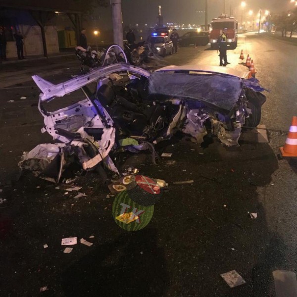 Жуткая авария в центре Краснодара Жуткая авария в центре Краснодара