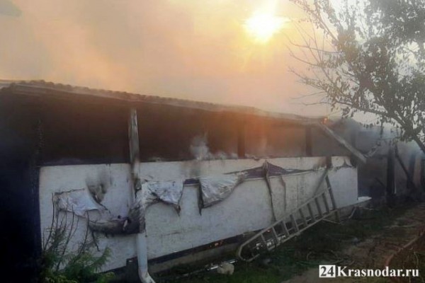 Пожар в Знаменском