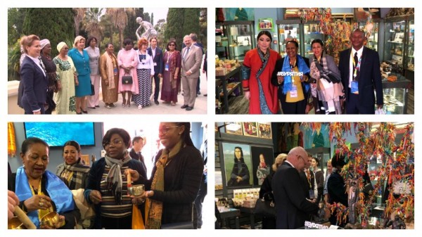 Ты накинь, дорогая, на плечи: жены африканских президентов уехали домой в пуховых платках