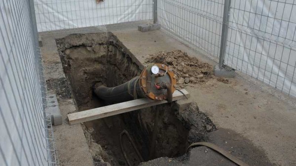 По ул. Красной Краснодара сети водоснабжения меняют ещё на двух участках По ул. Красной Краснодара сети водоснабжения меняют ещё на двух участках