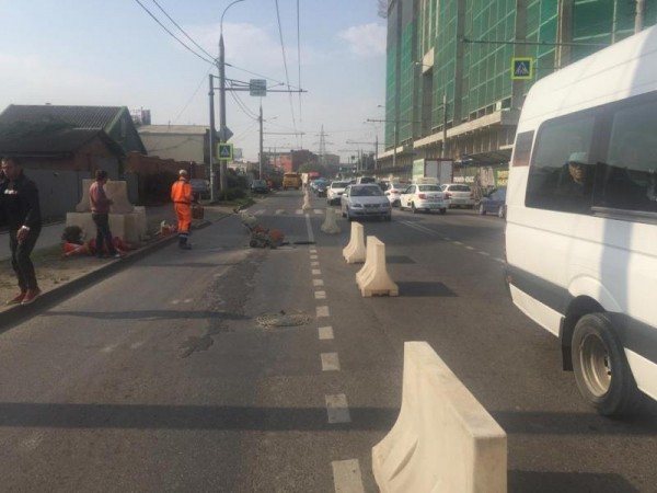 В Краснодаре из-за ремонта улицы Школьной могут возникнуть пробки