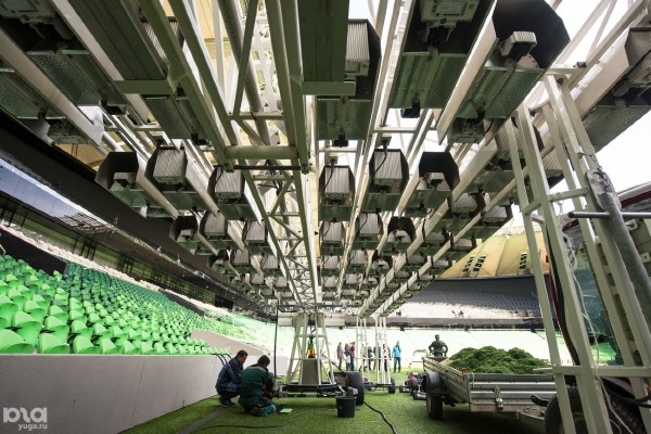 «Галицкий считает, что футбол — это театр, и зрителям должно быть удобно». Как устроен изнутри стадион ФК «Краснодар» «Галицкий считает, что футбол — это театр, и зрителям должно быть удобно». Как устроен изнутри стадион ФК «Краснодар»