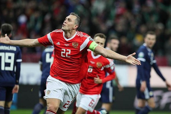 
            Сборная России разгромила Шотландию в отборе Евро-2020                    