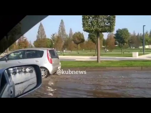 В Краснодаре у парка Галицкого прорвало канализацию
В Краснодаре у парка Галицкого прорвало канализацию