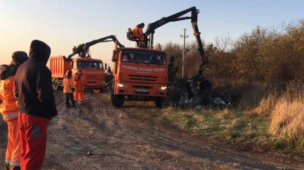 В пригородных поселках Краснодара ликвидируют несанкционированные свалки
