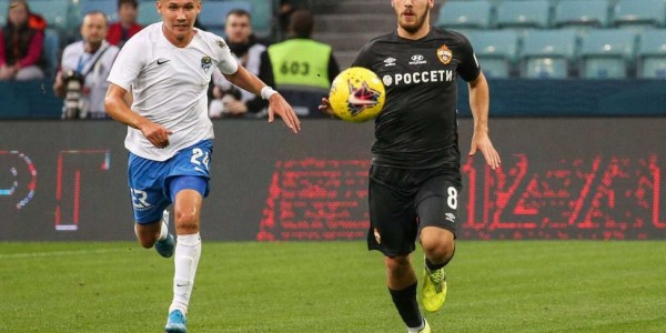 ЦСКА и "Сочи" в воскресном матче забили пять мячей на двоих