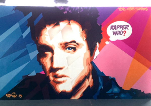 Стрит-арт-художник из Милана начал создавать картину на стене администрации Краснодара