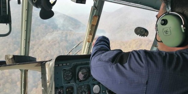 В Сочи и Туапсинском районе продолжают тушить лесные пожары