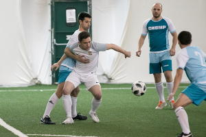 Команда главы Краснодара сыграла в футбол с нефтяниками Команда главы Краснодара сыграла в футбол с нефтяниками