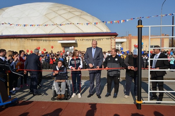 В Отрадненском районе в рамках нацпроекта открыта спортивная площадка ГТО
В Отрадненском районе в рамках нацпроекта открыта спортивная площадка ГТО