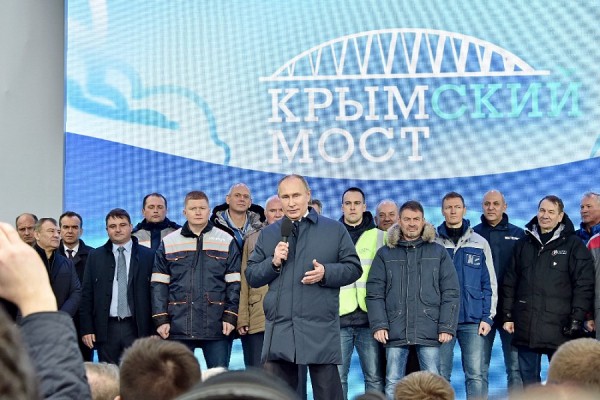 Железнодорожная часть Крымского моста официально открыта