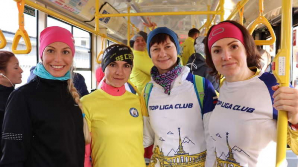 В Краснодаре состоялся забег «Обгони трамвай»