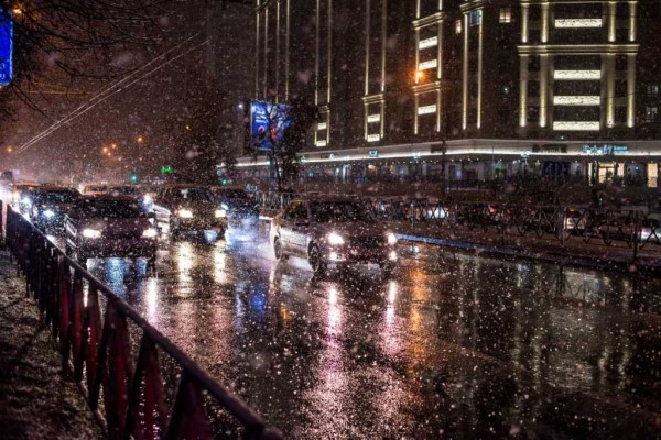 Фоторепортаж: первый снег в Краснодаре Фоторепортаж: первый снег в Краснодаре