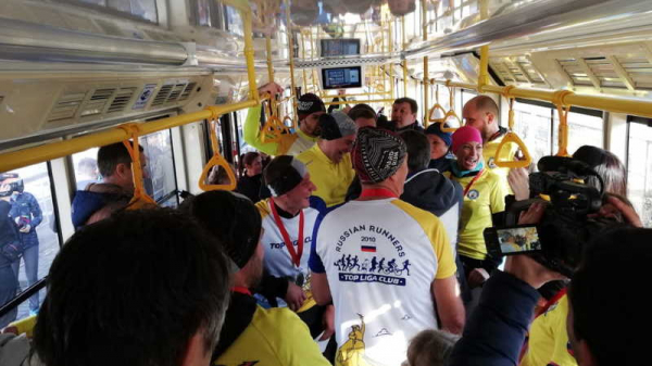 В Краснодаре состоялся забег «Обгони трамвай»
