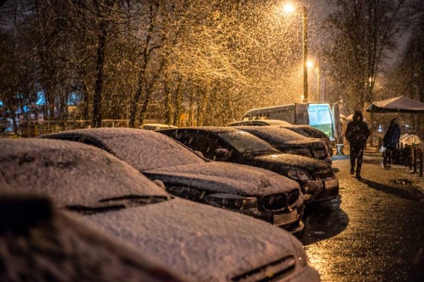 Фоторепортаж: первый снег в Краснодаре Фоторепортаж: первый снег в Краснодаре