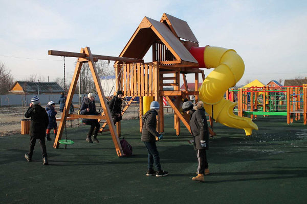 Дом культуры и новую парковую зону открыли в Брюховецком районе