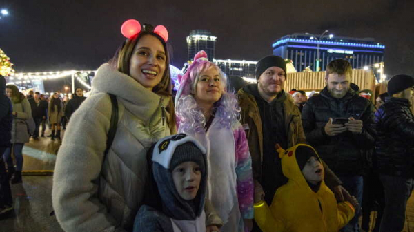 Новый год на Главной городской площади Краснодара встретили 21 тыс. человек
