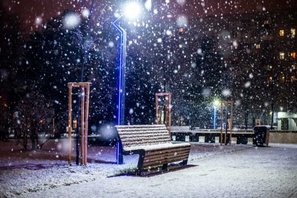 Фоторепортаж: первый снег в Краснодаре Фоторепортаж: первый снег в Краснодаре