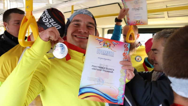 В Краснодаре состоялся забег «Обгони трамвай»