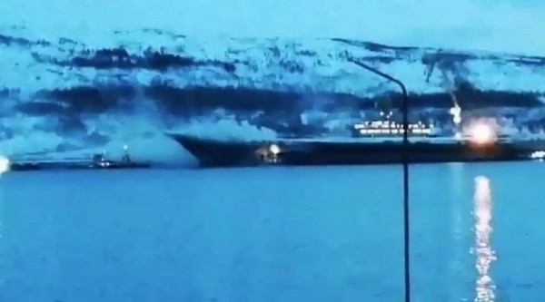 Один военный погиб при пожаре на крейсере «Адмирал Кузнецов»