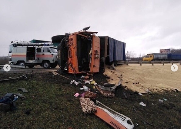 Жесткое ДТП с КамАЗом на Кубани: есть пострадавшие