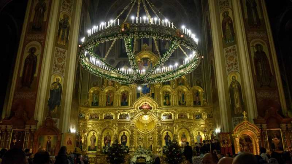 В Рождественскую ночь во всех 48 храмах Краснодара состоялись торжественные богослужения
