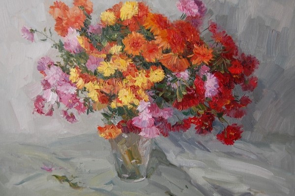 
            В Краснодаре проходит выставка &laquo;Цветной мир Елены Саяпиной&raquo;                     