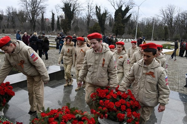 
            23 февраля в Краснодаре почтили память воинов Великой Отечественной войны                    