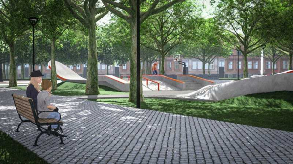 В сквере Дружбы народов Краснодара отремонтируют спортивное оборудование и установят новый скейт-парк