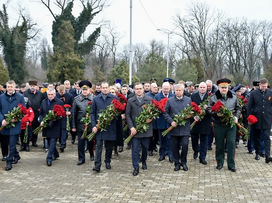 В Краснодаре почтили память погибших защитников отечества