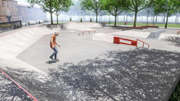 В сквере Дружбы народов Краснодара отремонтируют спортивное оборудование и установят новый скейт-парк