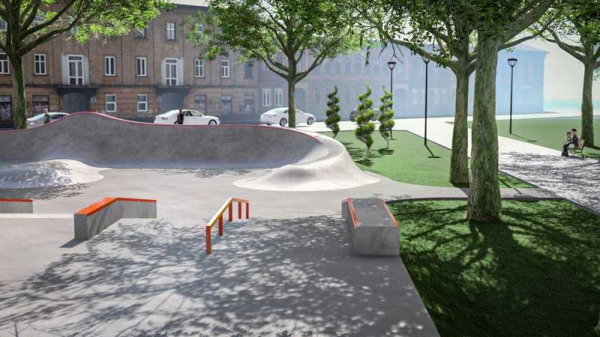 В сквере Дружбы народов Краснодара отремонтируют спортивное оборудование и установят новый скейт-парк