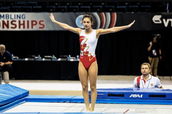 
            Представители Краснодарского края завоевали награды этапа Кубка мира по прыжкам на батуте                    