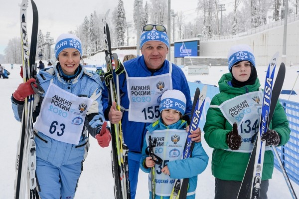  В горах Сочи прошла «Лыжня Кубани» 