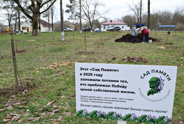 Акция «Сад памяти» будет проходить в новом формате