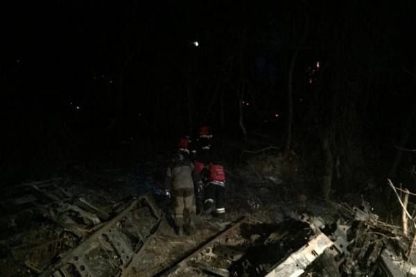 
            В Краснодарском крае горит лес                    