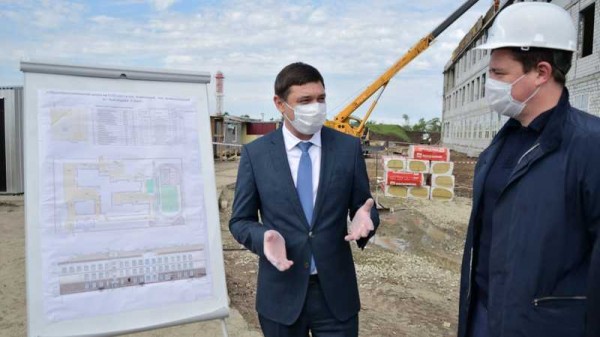 Первая школа для Новознаменского жилого района Краснодара готова на 25% Первая школа для Новознаменского жилого района Краснодара готова на 25%