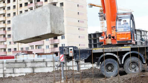 В микрорайоне Гидростроителей Краснодара возводят цокольный этаж новой большой школы на 1550 мест В микрорайоне Гидростроителей Краснодара возводят цокольный этаж новой большой школы на 1550 мест