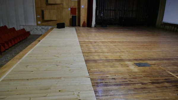 Самому крупному Дворцу культуры в пригороде Краснодара впервые со дня постройки обновляют фасад Самому крупному Дворцу культуры в пригороде Краснодара впервые со дня постройки обновляют фасад