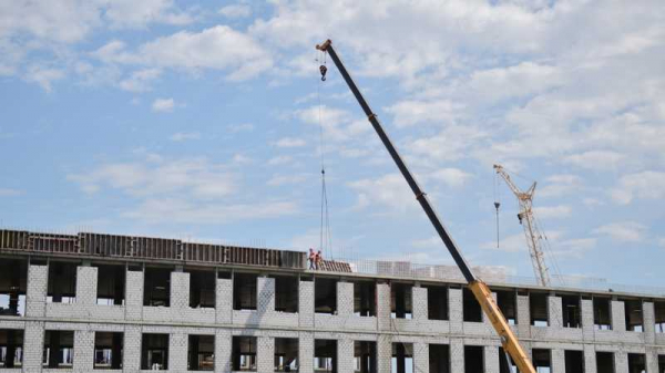 Первая школа для Новознаменского жилого района Краснодара готова на 25% Первая школа для Новознаменского жилого района Краснодара готова на 25%