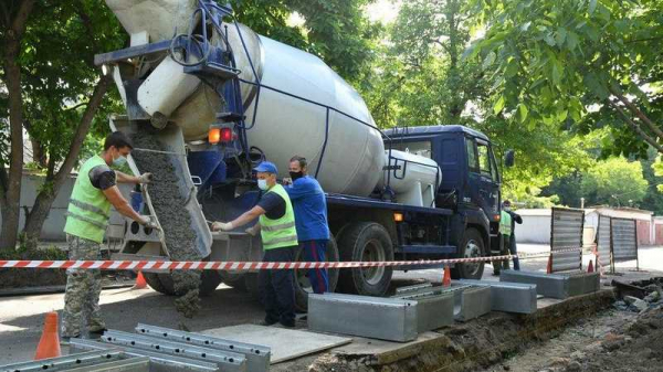 Благоустройство местного значения: стартовал комплексный ремонт на пересечении улиц Речной и Южной