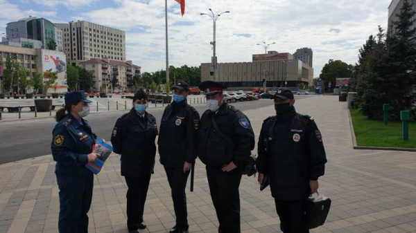 650 человек патрулируют Краснодар по пешеходным маршрутам 10 мая