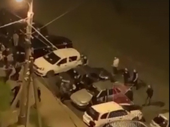 Драка со стрельбой попала на видео в Краснодаре. Видео