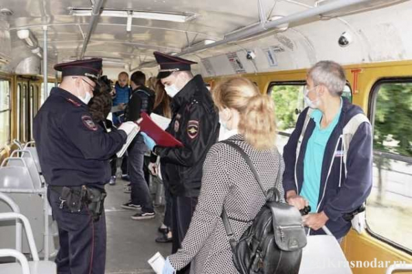 Масочный режим на транспорте