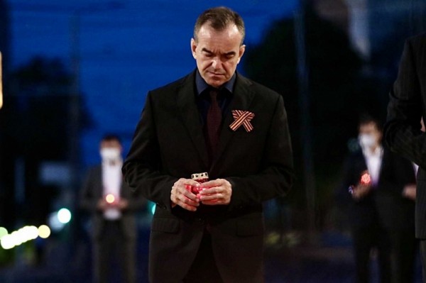 Глава Кубани в 4 утра, в годовщину начала войны почтил память погибших советских солдат