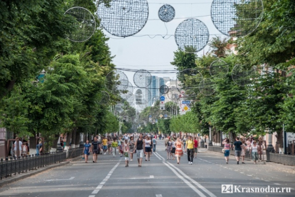 Открытие улицы Красной Открытие улицы Красной