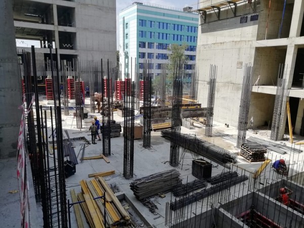 В Краснодаре достраивают каркас будущей детской краевой больницы