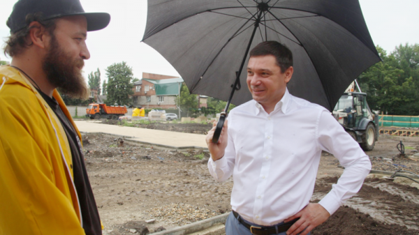 Новый скейт-парк в Вишняковском сквере Краснодара готов на 70% Новый скейт-парк в Вишняковском сквере Краснодара готов на 70%