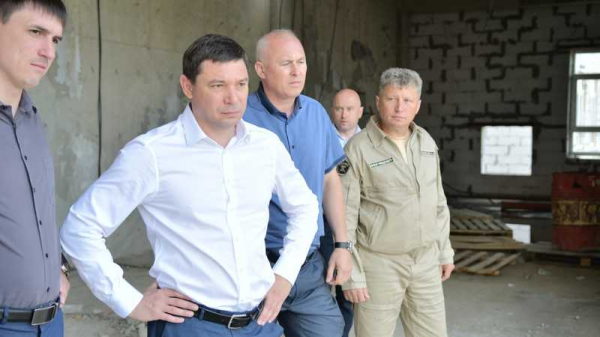 Территорию будущей школы в пос. Российском Краснодара готовят к благоустройству